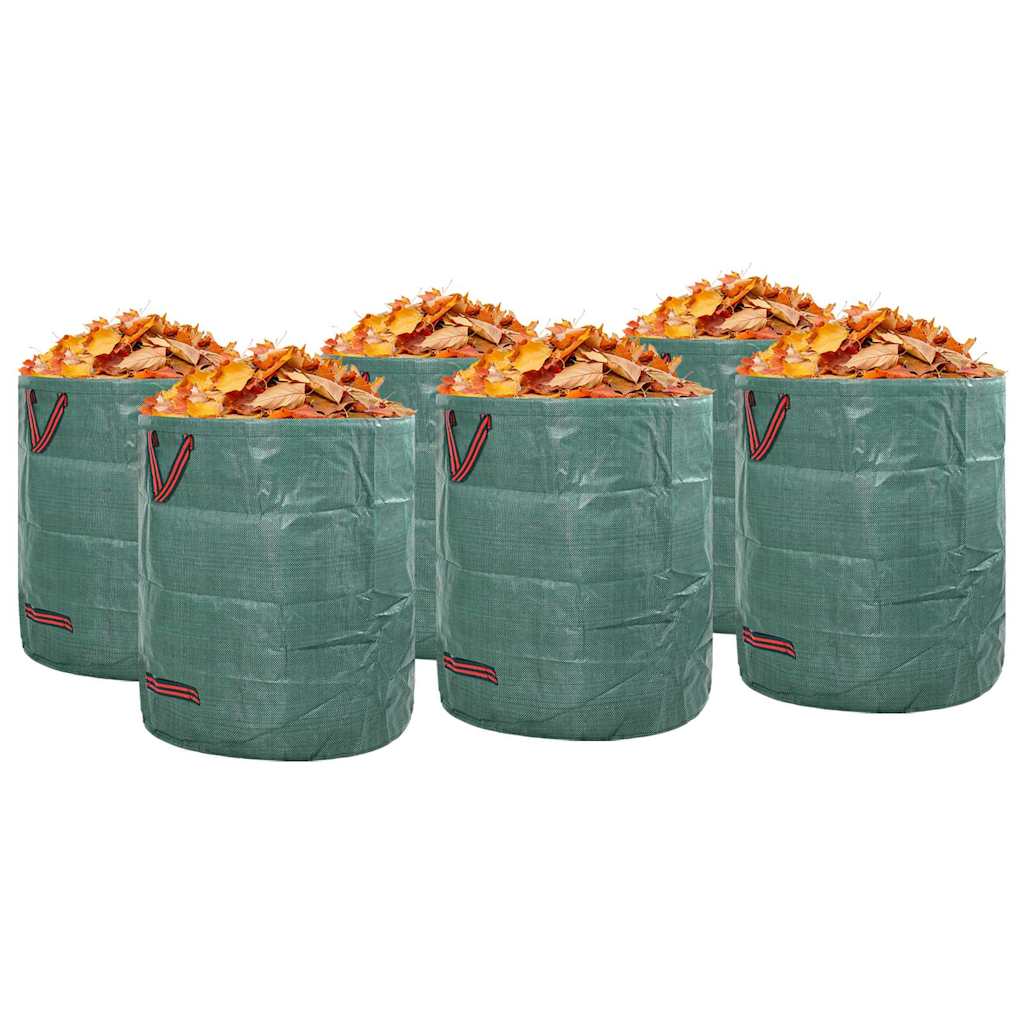 Havematerialeposer 12 pcs Grøn 45 x 45 x 76 cm Polypropylen
