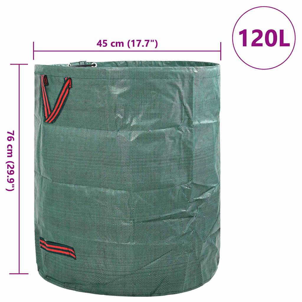 Havematerialeposer 12 pcs Grøn 45 x 45 x 76 cm Polypropylen