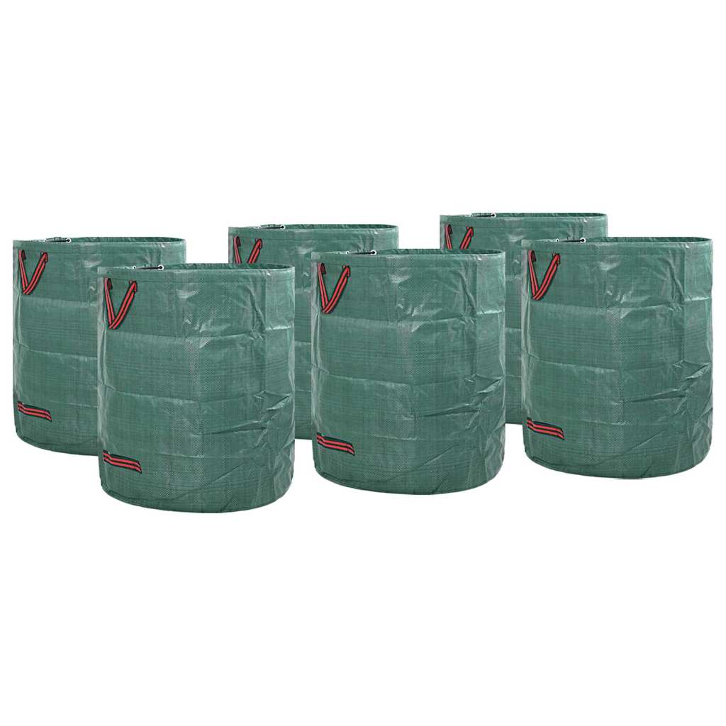 Havematerialeposer 12 pcs Grøn 67 x 67 x 75,5 cm Polypropylen