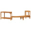 Varme Badekar Omgivelse Halvrundt Brun 252 x 112 x 55,5 cm