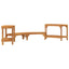 Varme Badekar Omgivelse Halvrundt Brun 252 x 112 x 55,5 cm