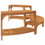Varme Badekar Omgivelse Halvrundt Brun 252 x 112 x 55,5 cm