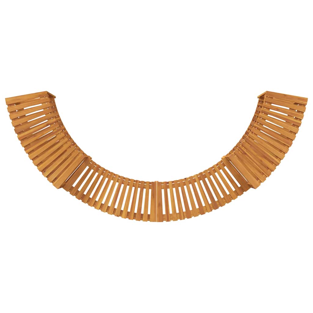 Varme Badekar Omgivelse Halvrundt Brun 252 x 112 x 55,5 cm