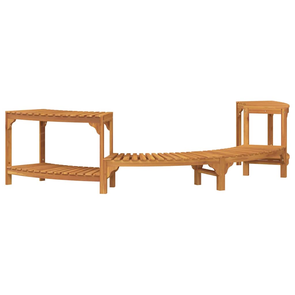 Varme Badekar Omgivelse Halvrundt Brun 272 x 120 x 55,5 cm