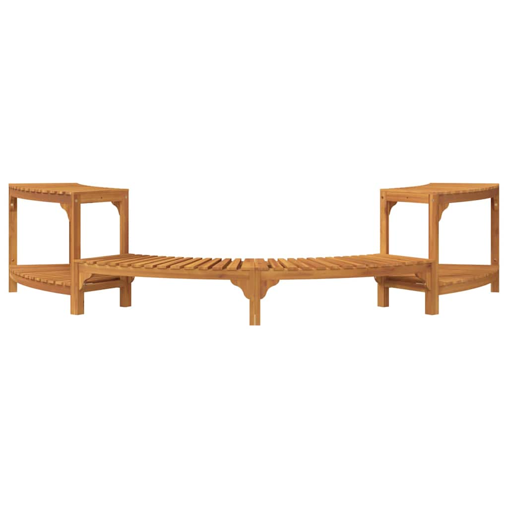 Varme Badekar Omgivelse Halvrundt Brun 272 x 120 x 55,5 cm