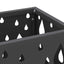 Regn Paraply Stativ Sort 15,5 x 15,5 x 49 cm Stål