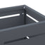Regn Paraply Stativ Antracit 15,5 x 15,5 x 49 cm Stål