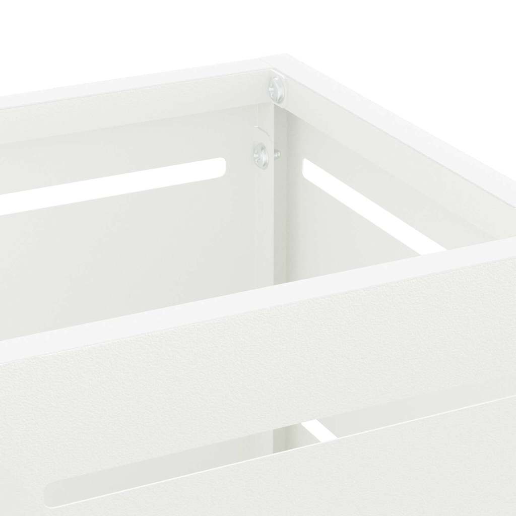 Regn Paraply Stativ Hvid 15,5 x 15,5 x 49 cm Stål