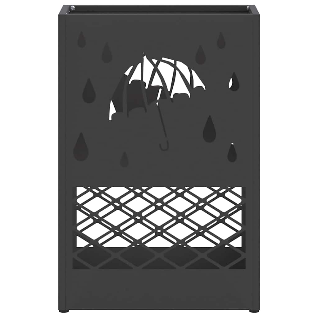Regn Paraply Stativ Sort 28 x 12 x 41 cm Stål