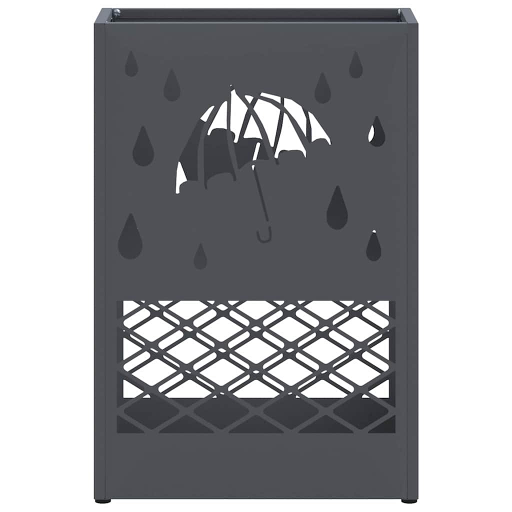 Regn Paraply Stativ Antracit 28 x 12 x 41 cm Stål