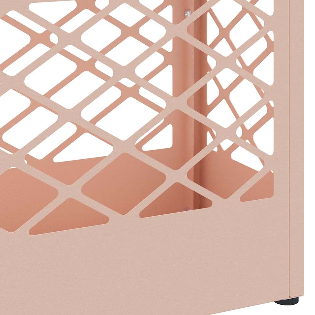 Regn Paraply Stativ Lyserød 28 x 12 x 41 cm Stål