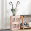 Regn Paraply Stativ Lyserød 28 x 12 x 41 cm Stål