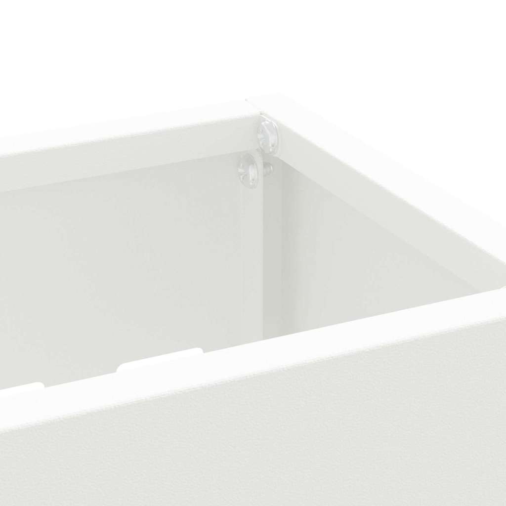 Regn Paraply Stativ Hvid 28 x 12 x 41 cm Stål