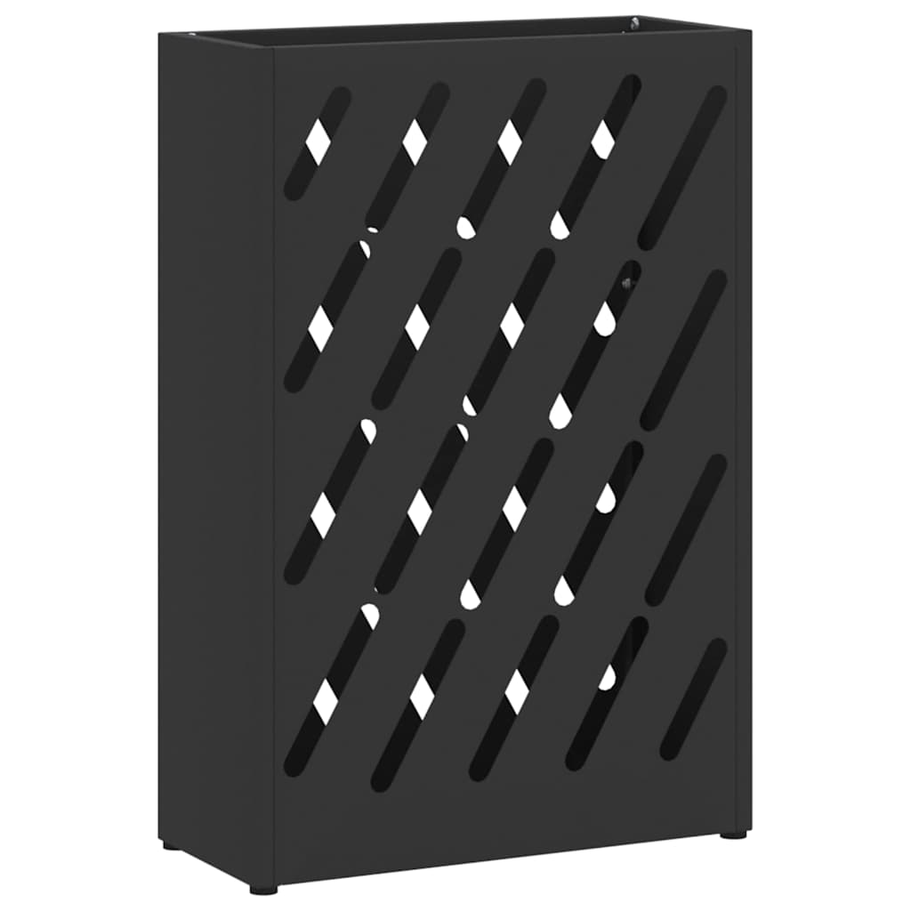 Regn Paraply Stativ Sort 28 x 12 x 41 cm Stål