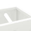 Regn Paraply Stativ Hvid 28 x 12 x 41 cm Stål
