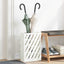 Regn Paraply Stativ Hvid 28 x 12 x 41 cm Stål