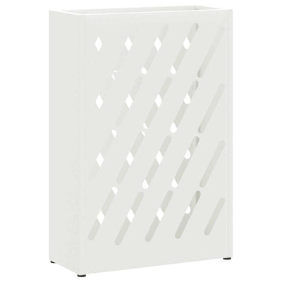 Regn Paraply Stativ Hvid 28 x 12 x 41 cm Stål