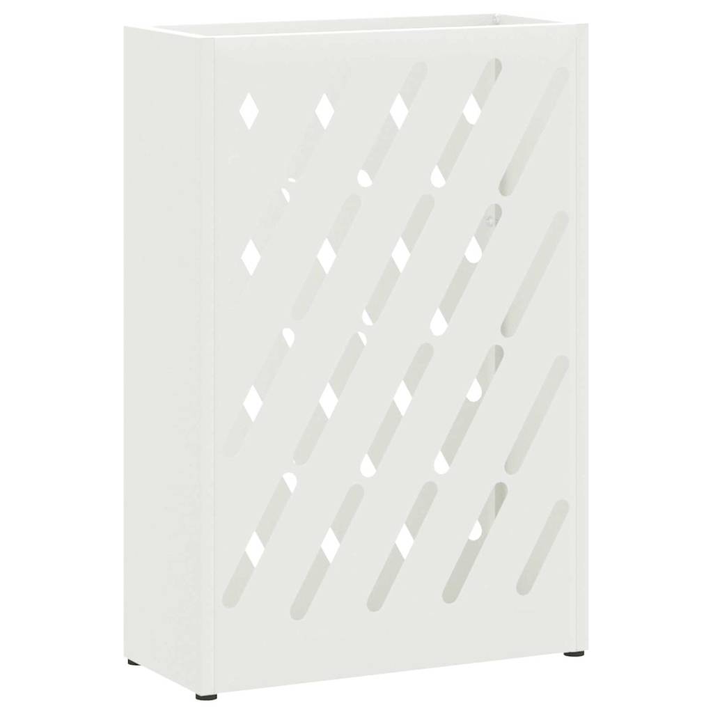 Regn Paraply Stativ Hvid 28 x 12 x 41 cm Stål