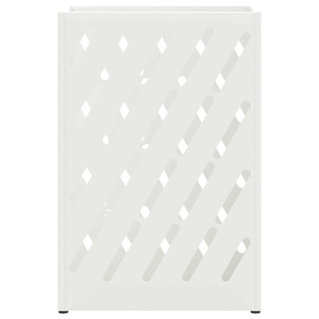 Regn Paraply Stativ Hvid 28 x 12 x 41 cm Stål