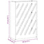 Regn Paraply Stativ Hvid 28 x 12 x 41 cm Stål
