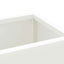 Regn Paraply Stativ Hvid 28 x 12 x 41 cm Stål