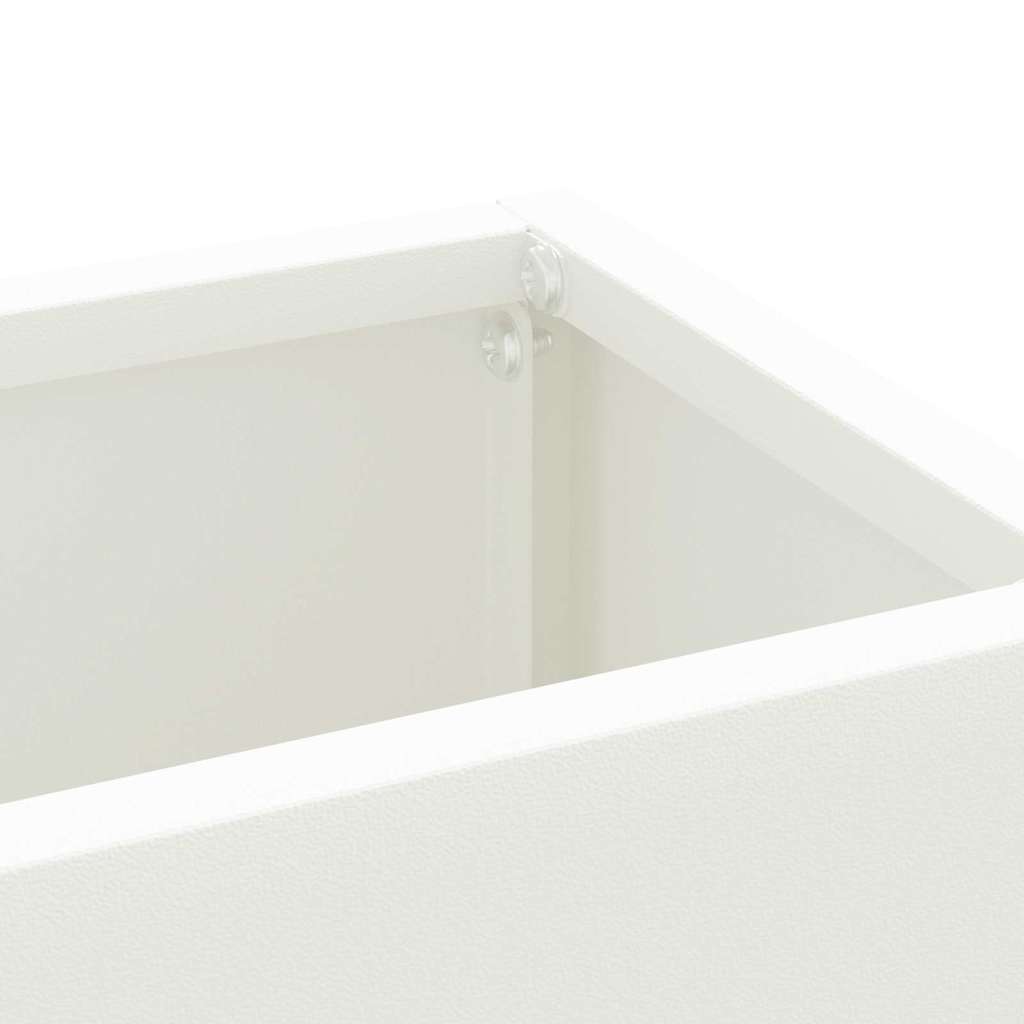 Regn Paraply Stativ Hvid 28 x 12 x 41 cm Stål