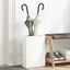 Regn Paraply Stativ Hvid 28 x 12 x 41 cm Stål