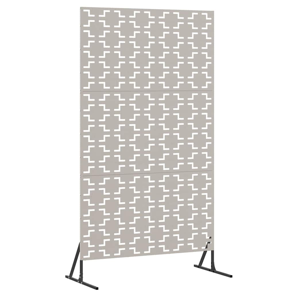Privatlivsskærm 100 x 50 x 180 cm Cortenstål Rusten
