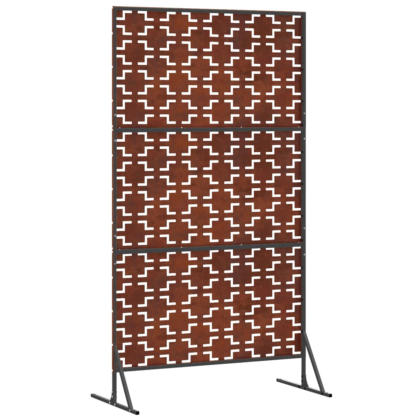 Privatlivsskærm 100 x 50 x 180 cm Cortenstål Rusten