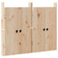 Køkkendør MEPPEL 2 stk. Creme 50 x 9 x 82 cm Massivt fyrretræ