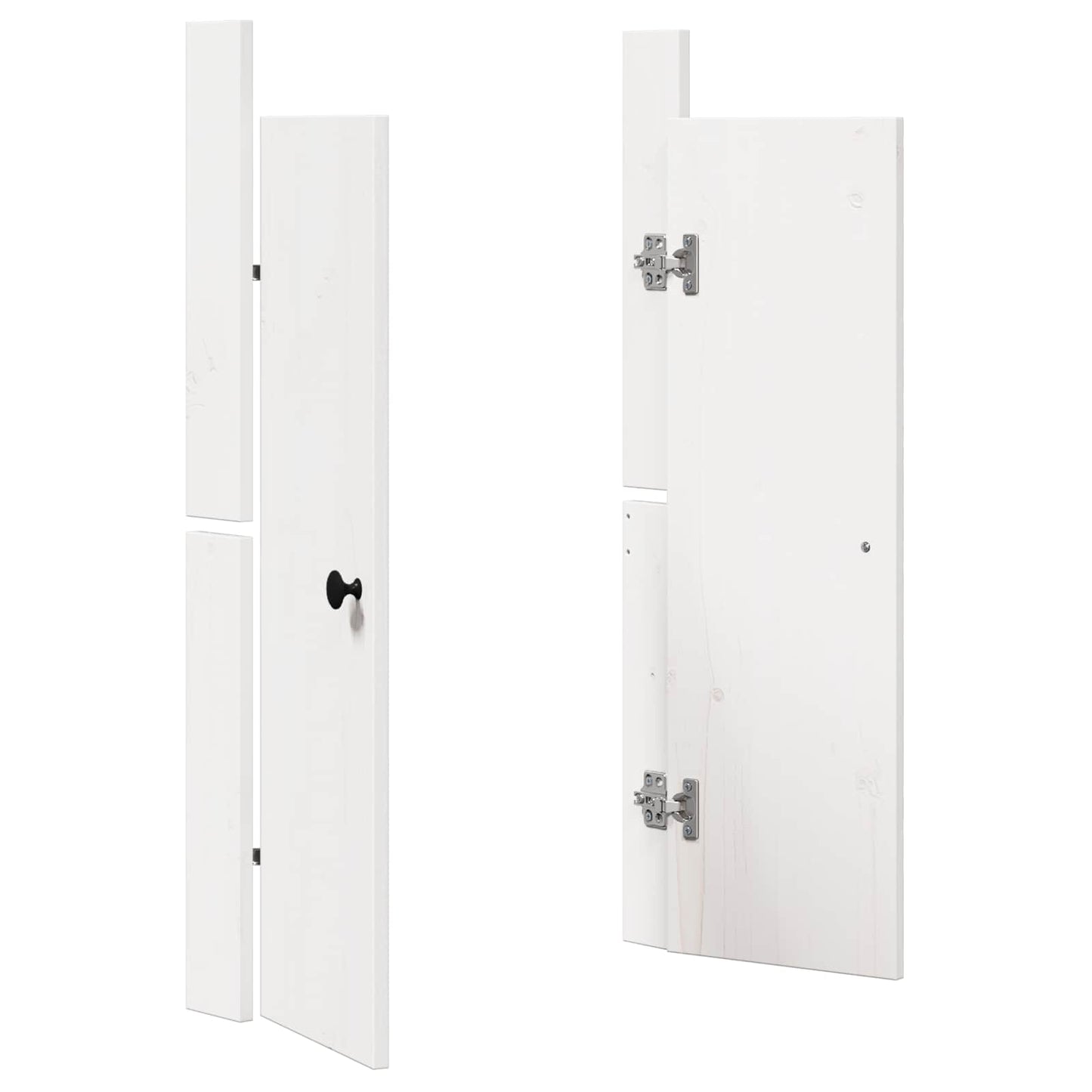 Køkkendør MEPPEL Hvid 50 x 9 x 82 cm Massivt fyrretræ
