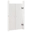 Køkkendør MEPPEL Hvid 50 x 9 x 82 cm Massivt fyrretræ