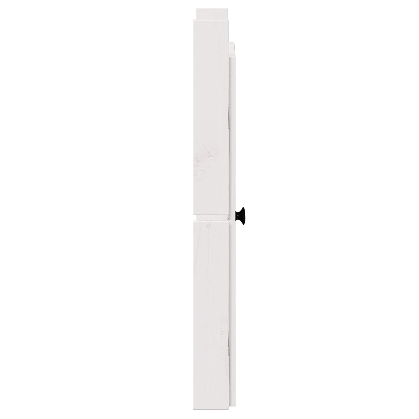 Køkkendør MEPPEL 2 stk. Hvid 50 x 9 x 82 cm Massivt fyrretræ