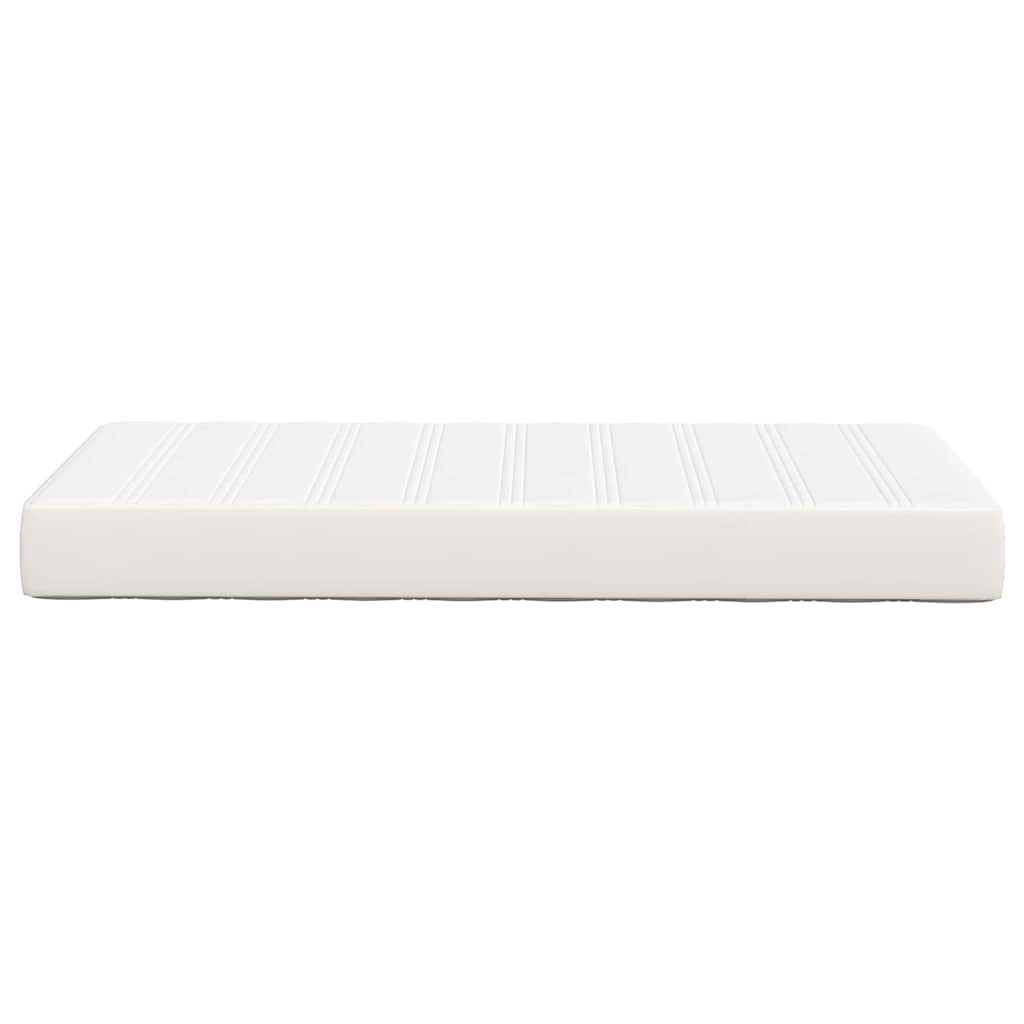 Sengemadras med madras Creme 80 x 200 cm Stof