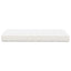 Sengemadras med madras Creme 90 x 200 cm Stof
