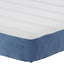 Sengemadras med madras Blå 90 x 200 cm Stof