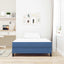 Sengemadras med madras Blå 120 x 200 cm Stof