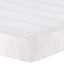 Sengemadras med madras Creme 140 x 190 cm Stof