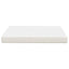 Sengemadras med madras Creme 140 x 190 cm Stof