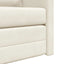 Sovesofa Creme 204 x 122 x 60 cm Fløjl