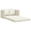 Sovesofa Creme 204 x 122 x 60 cm Fløjl