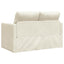 Sovesofa Creme 204 x 122 x 60 cm Fløjl