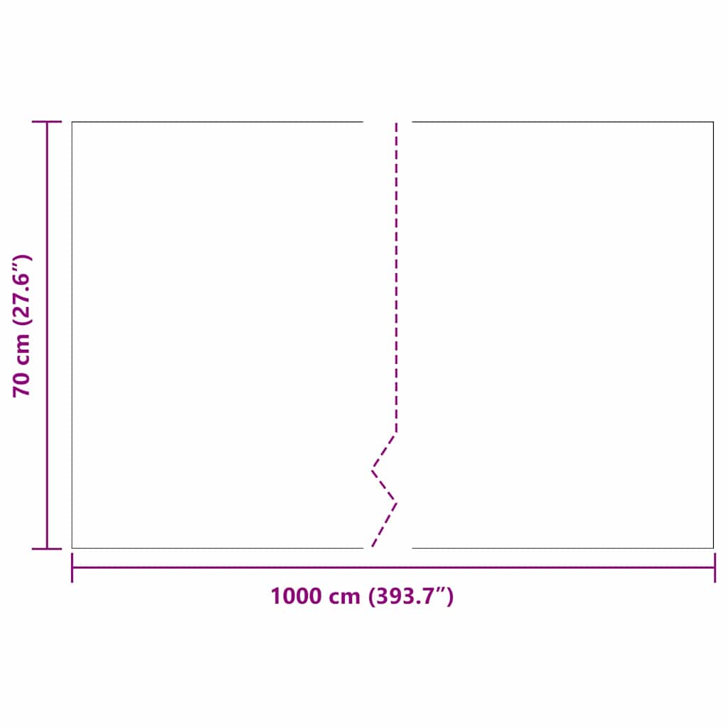 Rodspærre Sort 0,7 x 10 m Polyethylen