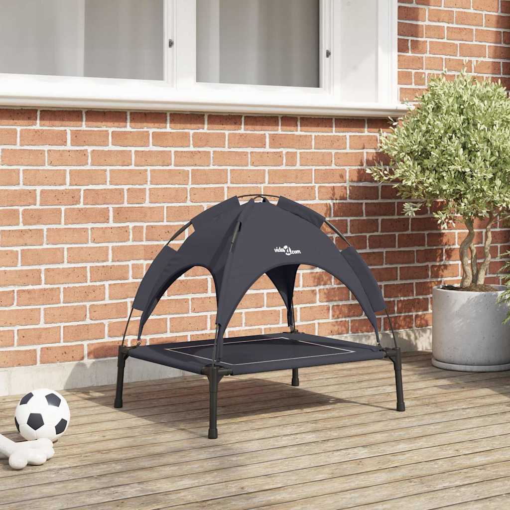Hundeseng Sort 63 x 49,5 x 60 cm Stål
