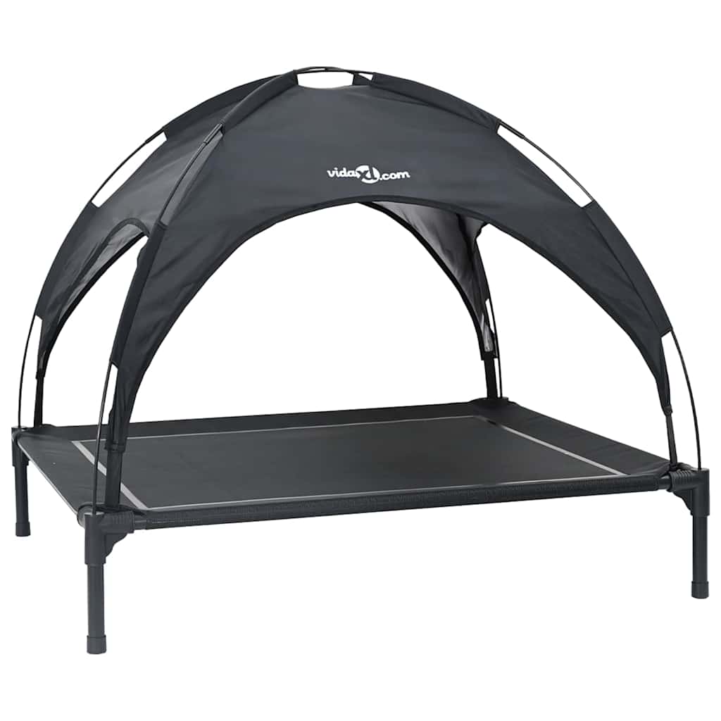 Hundeseng Sort 104 x 86 x 84,5 cm Stål