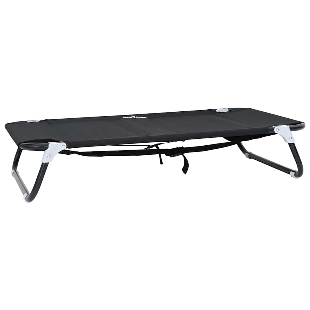 Hundeseng Sort 90 x 55 x 18 cm Stål