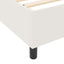 Platform sengestel Creme 120 x 200 cm Velourstof