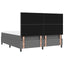 Box spring seng Lys Grå og Hvid 180 x 200 cm Velourstof
