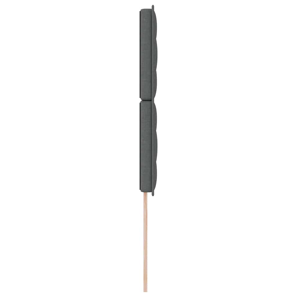 Hovedgærde Mørkegrå 80 cm Stof