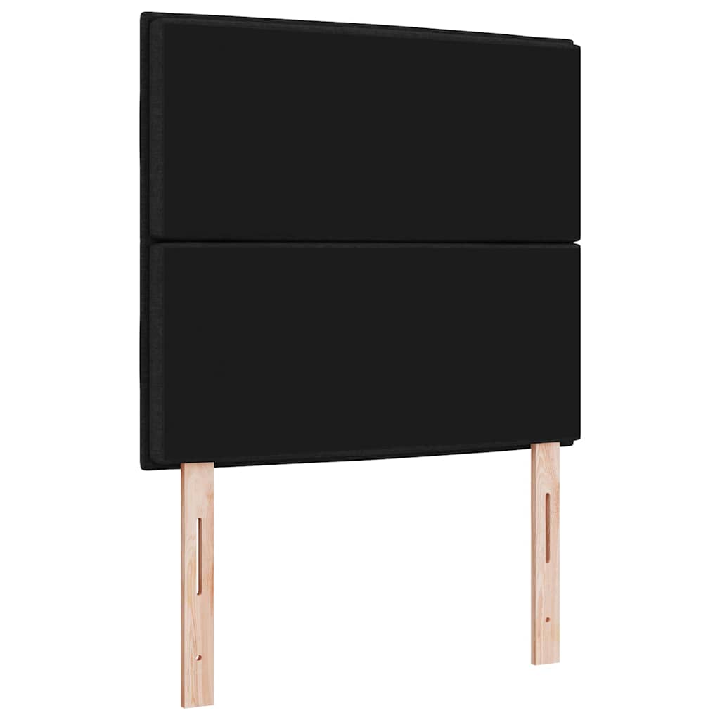 Hovedgærde Sort 100 cm Stof